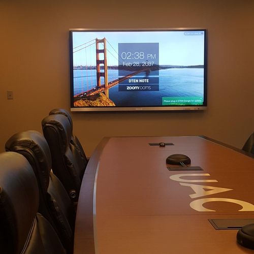 Conference Room Integrated Monitor Install