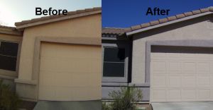 Changed color body and pop outs on this residence.