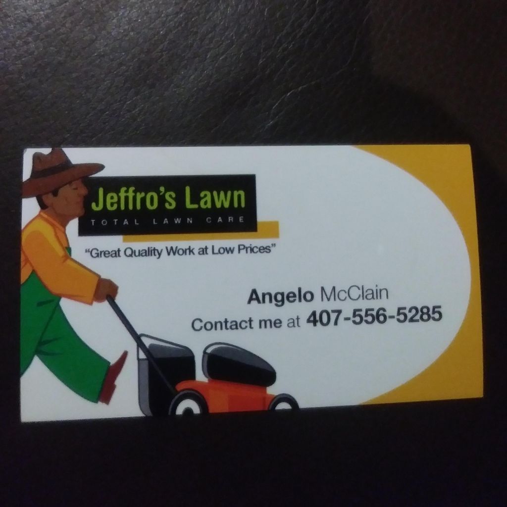 Jeffro's lawn service