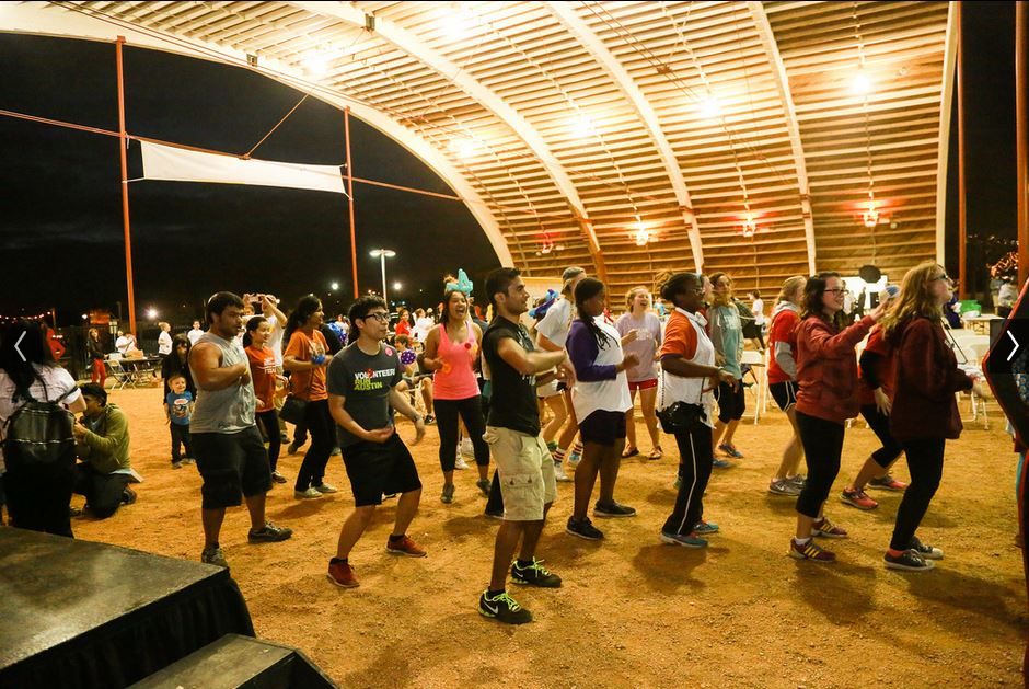 Fund raiser dance at Mueller Browning Hangar