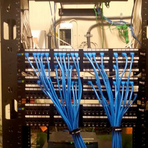 network rack and equipment install 