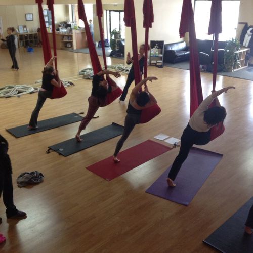 Aerial Silk Yoga classes