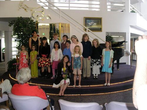 Student Recital at my Grandpa's local retirement h