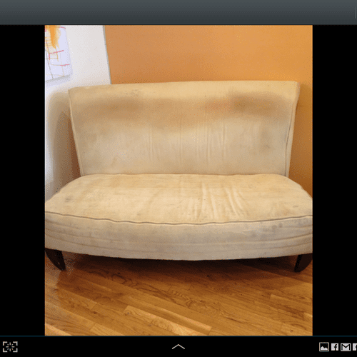Upholstery Cleaning -Before