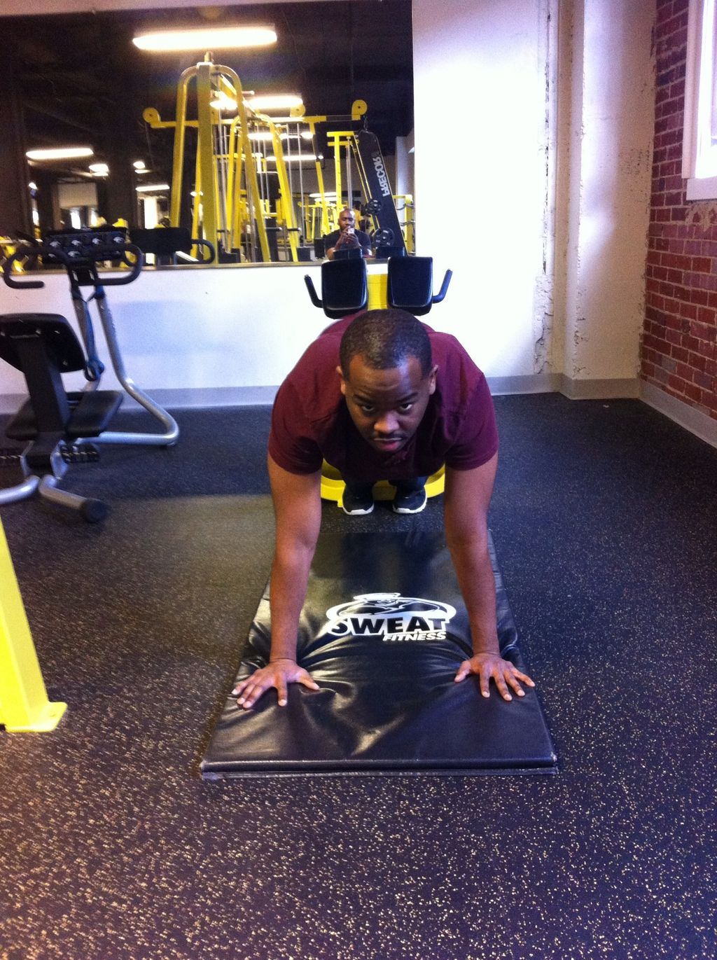 Max-out push-ups.