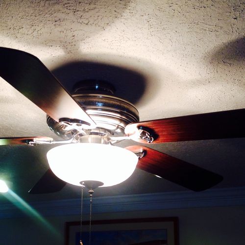 Ceiling fans improve heating and cooling in your h