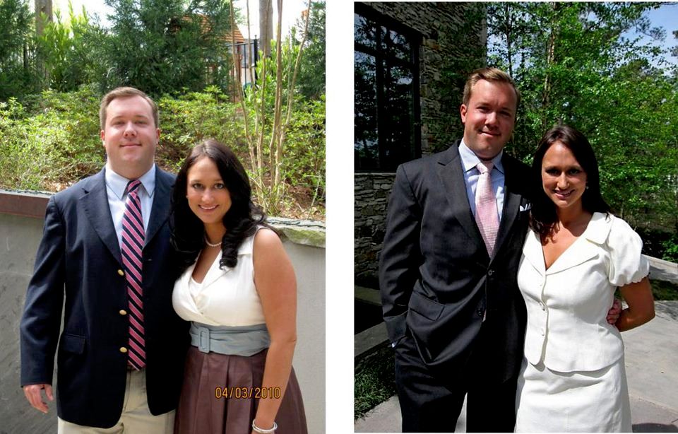my client and his wife before and after.