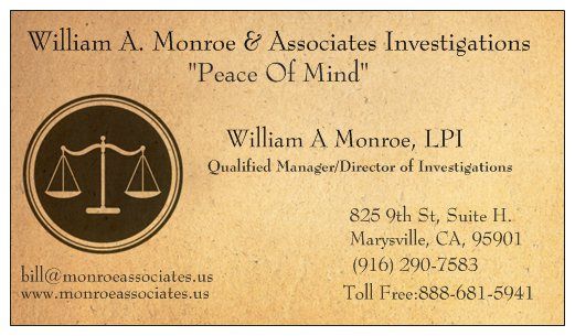 William A. Monroe & Associates Investigations