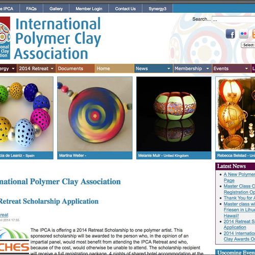 The International Polymer Clay Association is an i