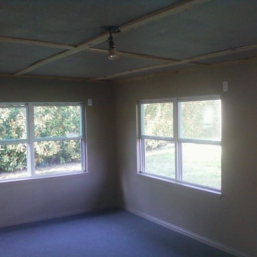 Windows
Drywall
Ceilings