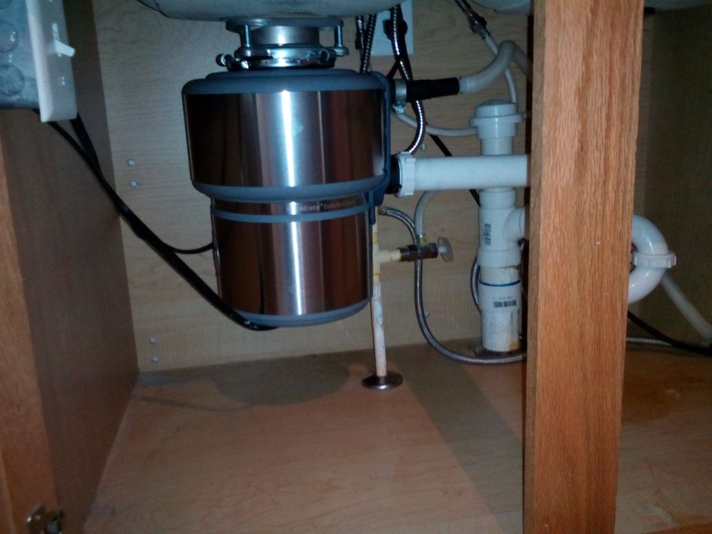 We can replace any garbage disposal including the 