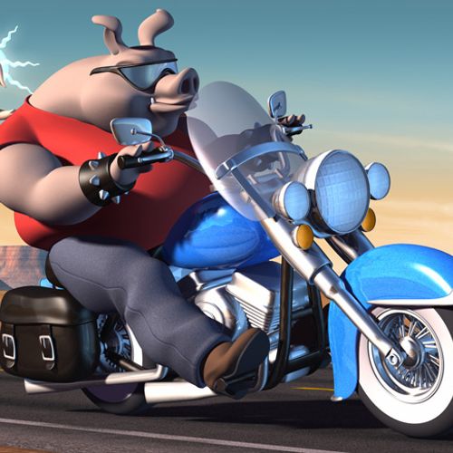 Road Hog - I modeled and rendered the characters, 