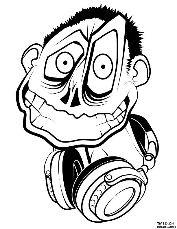 Logo for myself, DJ Zombi.
