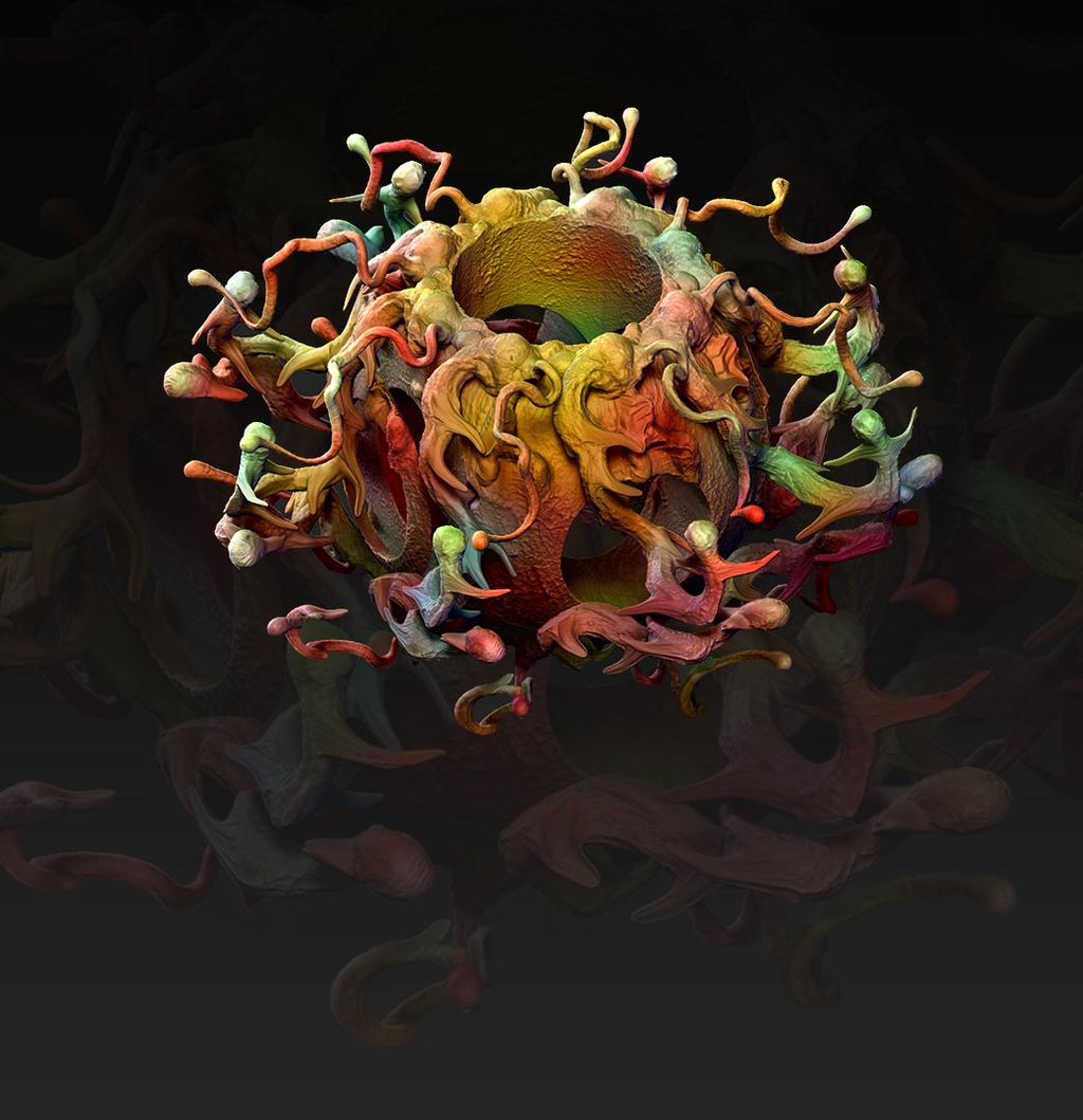 melting pot
3D Illustration