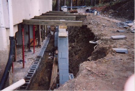 Commercial building foundation repair
