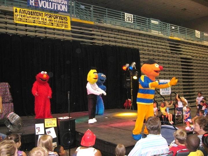 Main act at the super chevy dealers kids expo in t