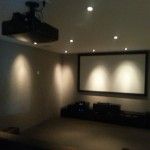 Home Theater System with 106IN, 
JVC Projector and