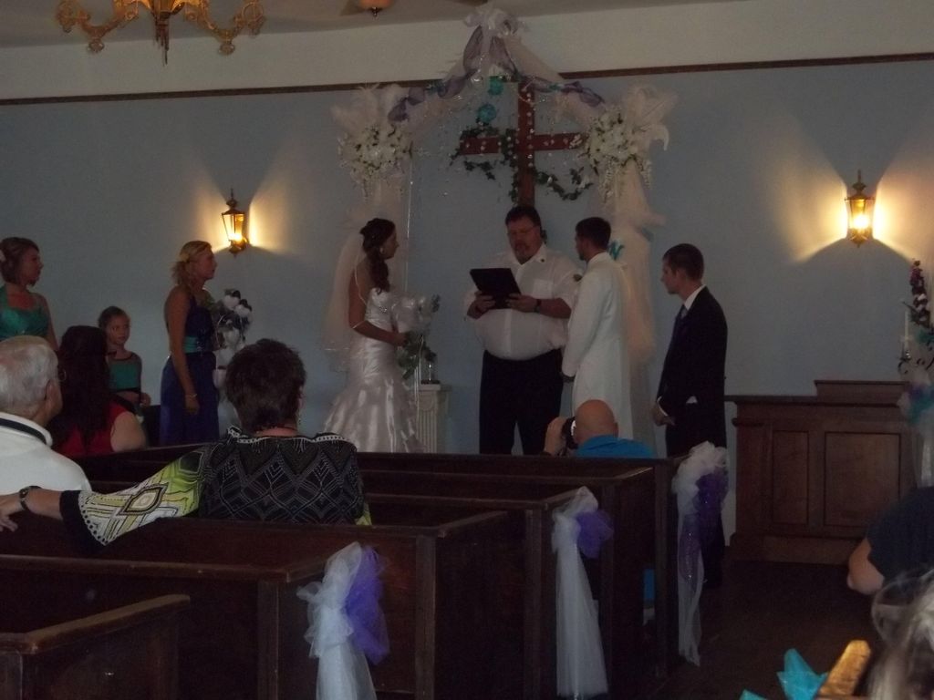 A ceremony in the little church on the Fairfield C