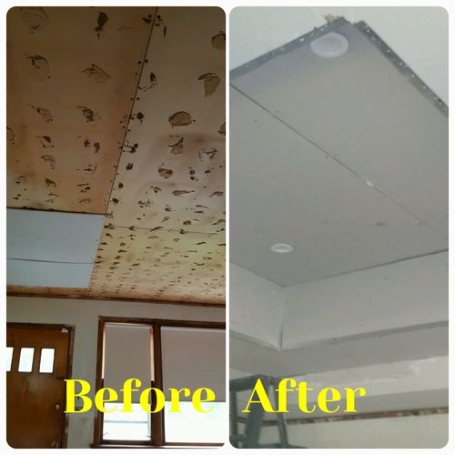 From flat 8' ceiling to 10' ceiling box