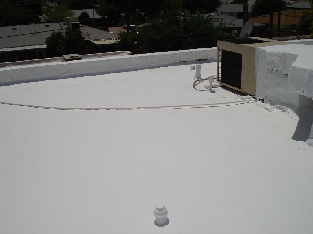 Roof membrane system applied 10 years ago. recentl