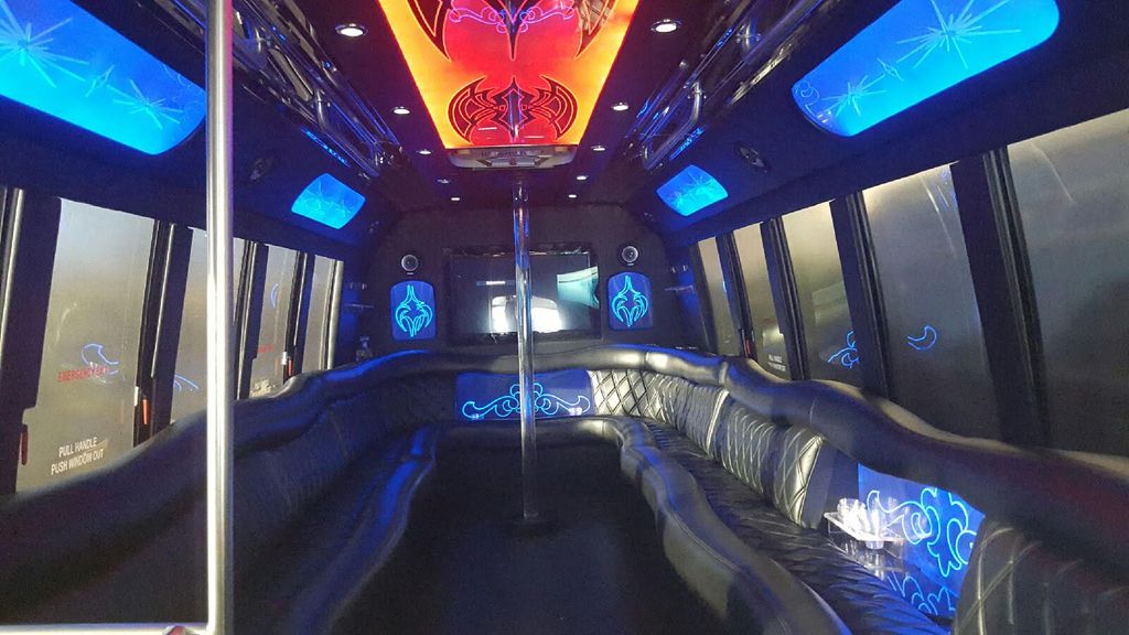Inside Party Bus 24 pass