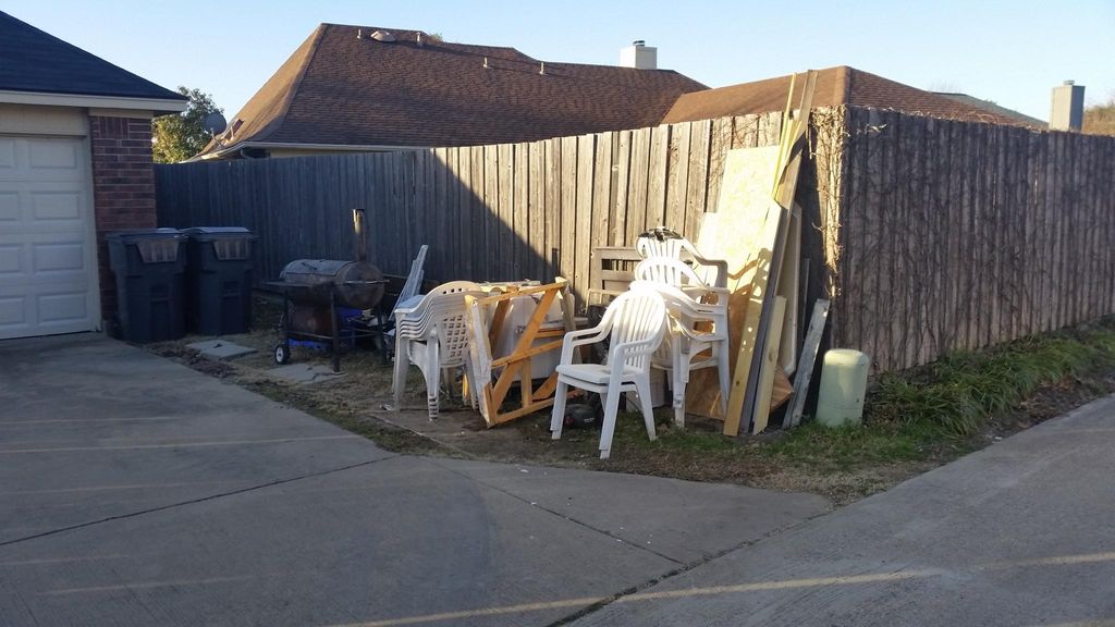 remove debris before