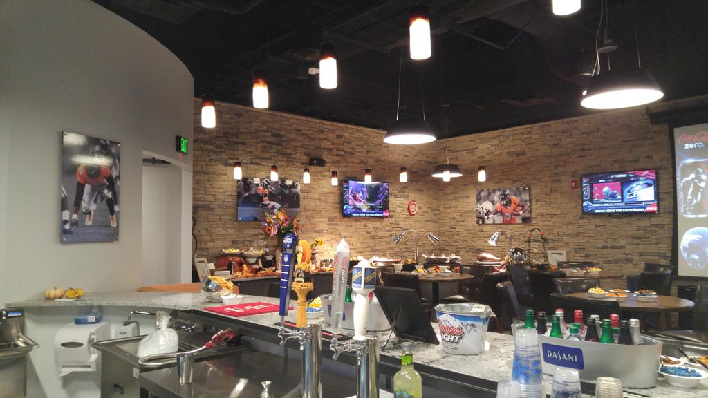 one of the bars I bartend at Mile High Stadium!