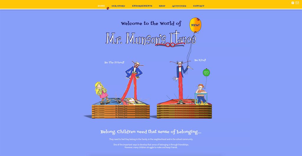 Children's Book Author Website