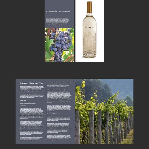 Biltmore Estate Wine Celebration Brochure, for Pel