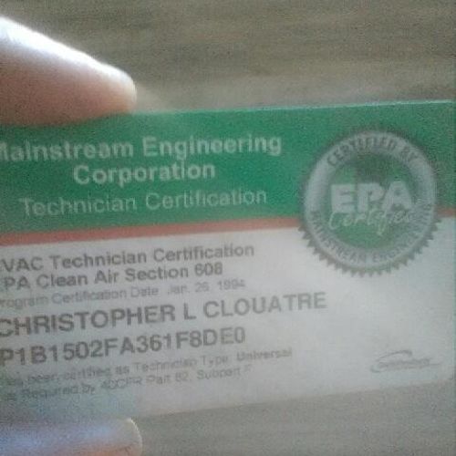 EPA Certified