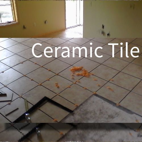 I also install and repair ceramic tile.....