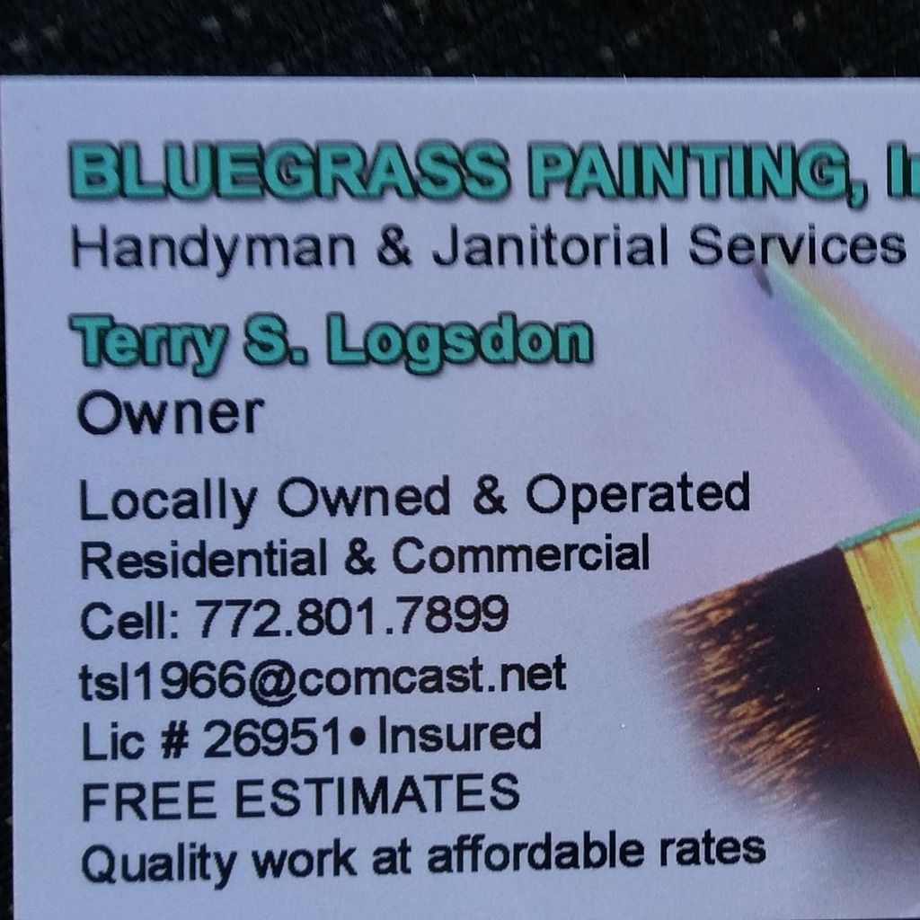 Bluegrass painting Incorporated handyman and ja...