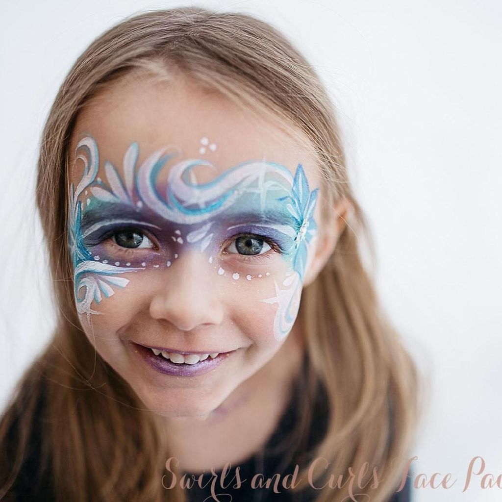 Swirls & Curls Face Painting