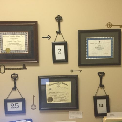 A few of my Certificates.