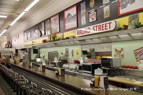 Our 45 foot Vintage Lunch Counter is a Great Place