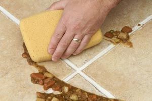 Color sealed grout lines are easier to clean and a