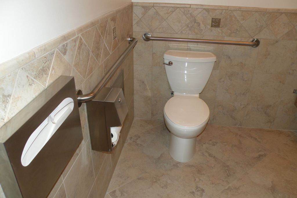 Commercial bathroom (4) remodel from 1980