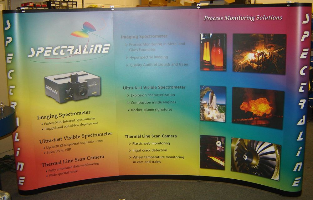 Trade Show Display I designed for Spectraline.