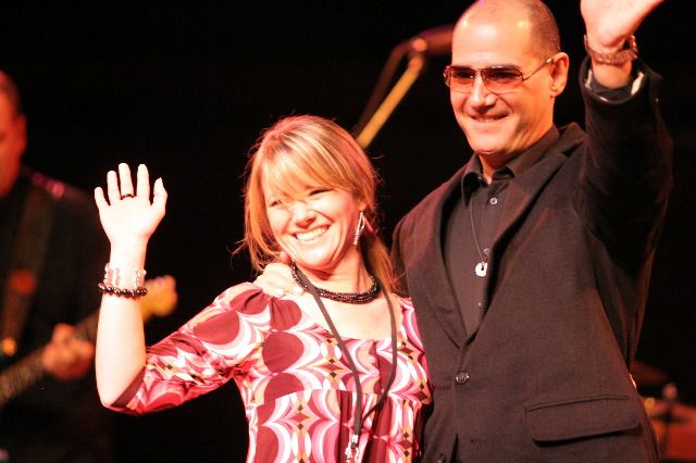 David and Carrie at a performance in New Zealand !