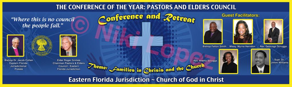Repeat client.  Large banner for local church.