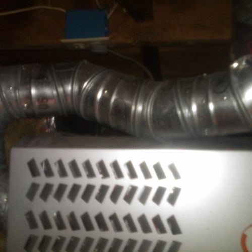 Improper and unsafe venting for furnace