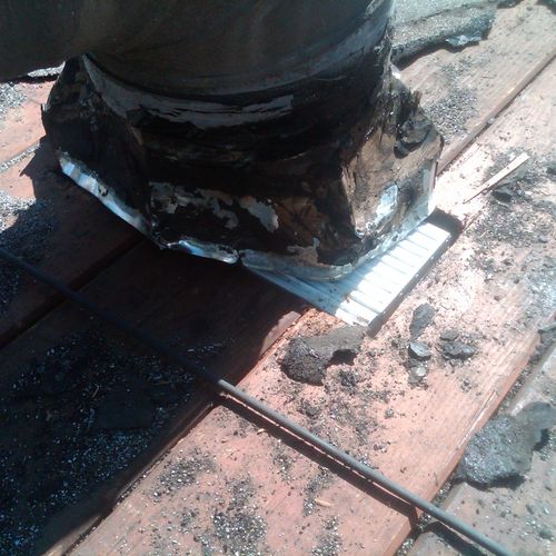 high risk water damage on roof
