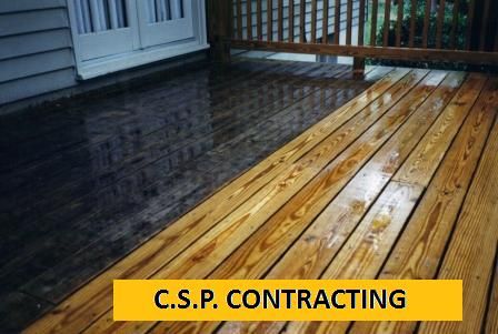 From cleaning to sealing, allow CSP Contracting to