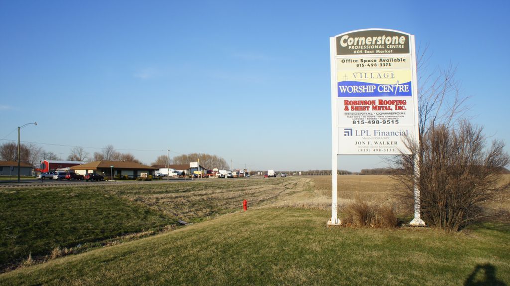 Light Up Road Sign - Robinson Roofing & Sheet Meta
