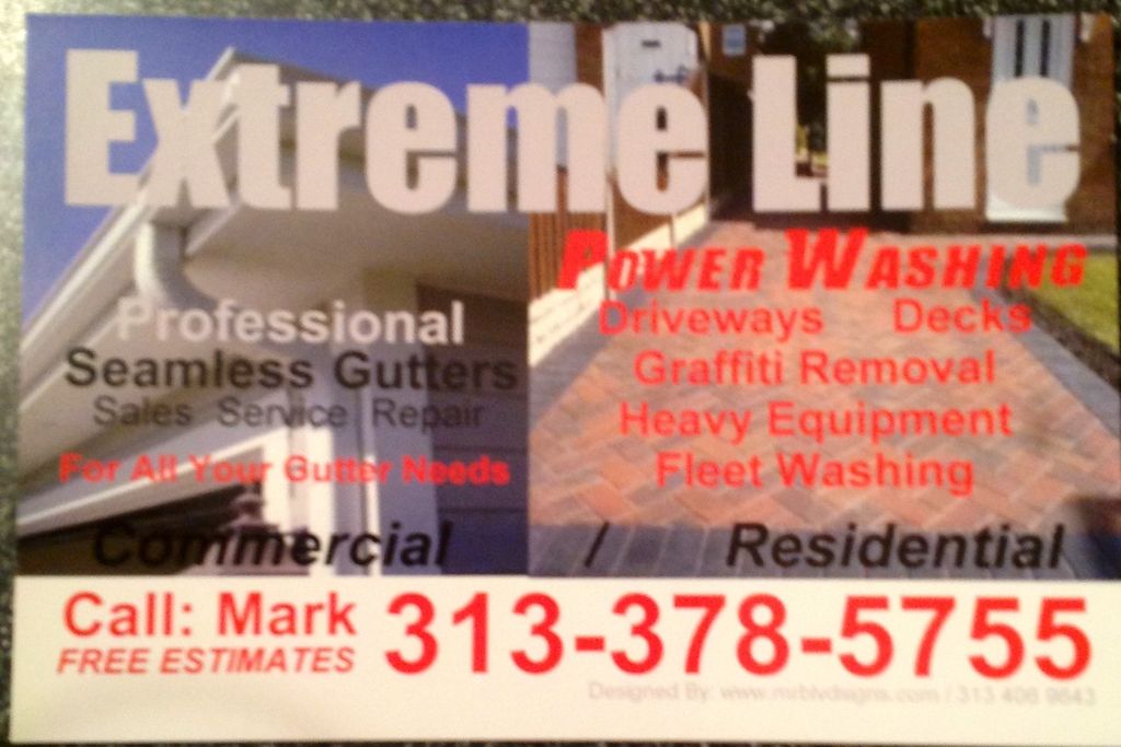 Extreme Line Seamless Gutters and Power Washing