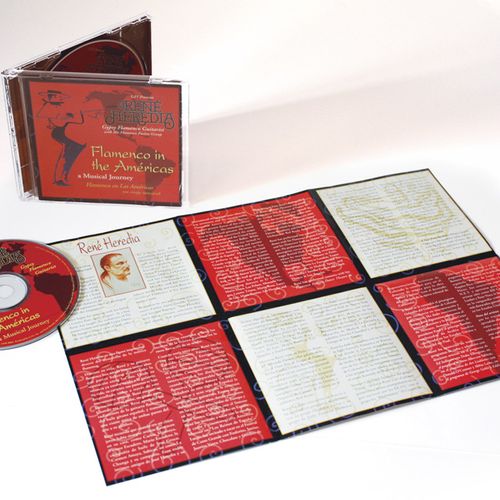 CD and jewel case design for flamenco guitarist Re
