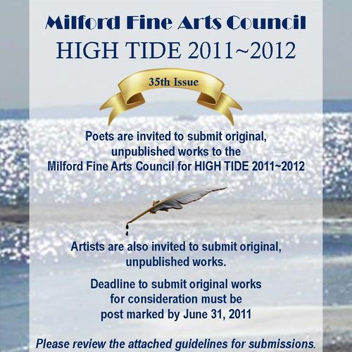 Milford Fine Arts Council publication High Tide eb