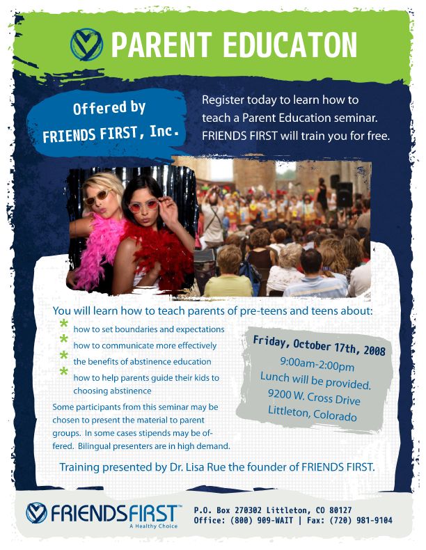 Flyer Design for Friends First