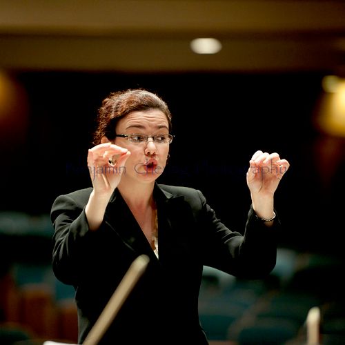 Conducting youth orchestra