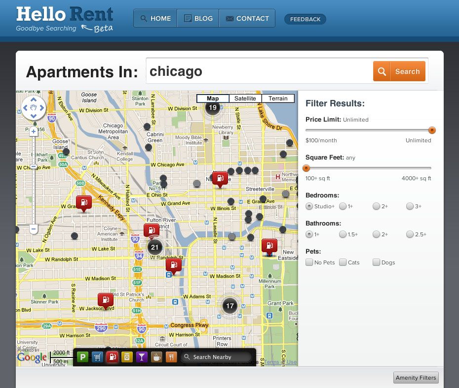 The individual listing page displays all the impor